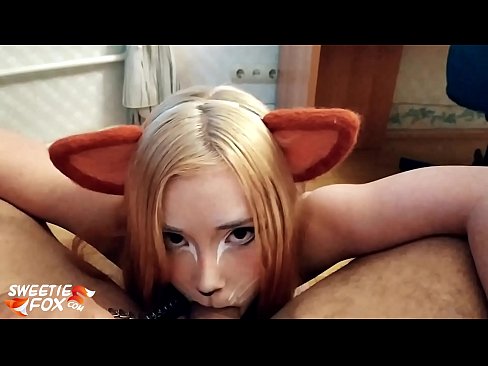 ❤️ Kitsune ਉਸ ਦੇ ਮੂੰਹ ਵਿੱਚ ਡਿਕ ਅਤੇ ਕਮ ਨਿਗਲ ❤️❌  ਸੈਕਸ  ️❤